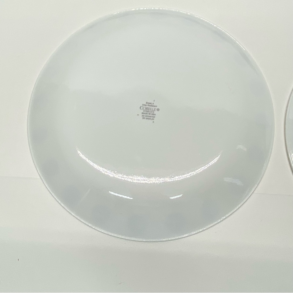 Corelle South Beach Lot of 2 Turquoise Blue Dot Dinner Plate Vintage Dinnerware - Picture 5 of 9